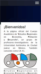 Mobile Screenshot of estudiosregionales.org